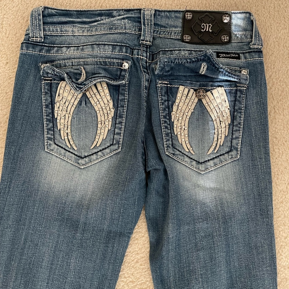 MISS ME JEANS. Worn 2xs excellent condition.     SIZE 30 boot cut